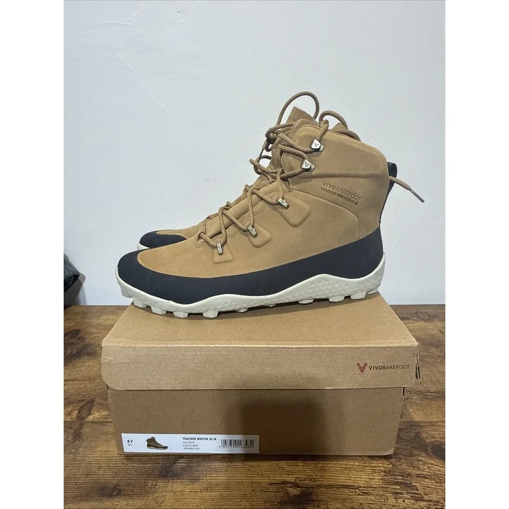 Vivian Bare Foot Tracker Winter SG M Men's 47 EU Acorn Leather 309163-02 Sz 13